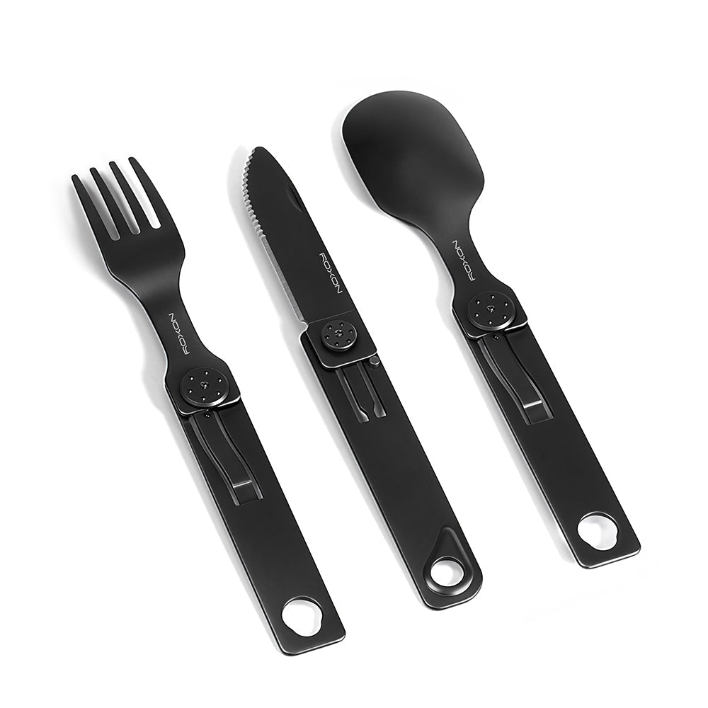 C1S 3-in-1 Folding Cutlery Travel Set