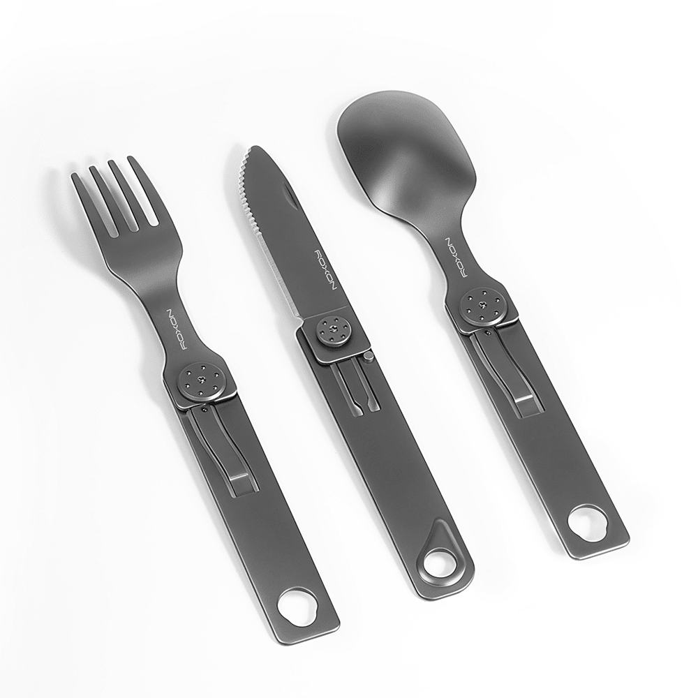 C1S 3-in-1 Folding Cutlery Travel Set